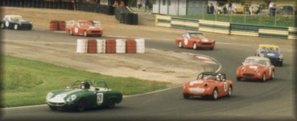 Lots of racing MG Midget & Sprite