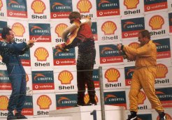 Track winners Faux,Shannon,Bilsland (l-t-r)